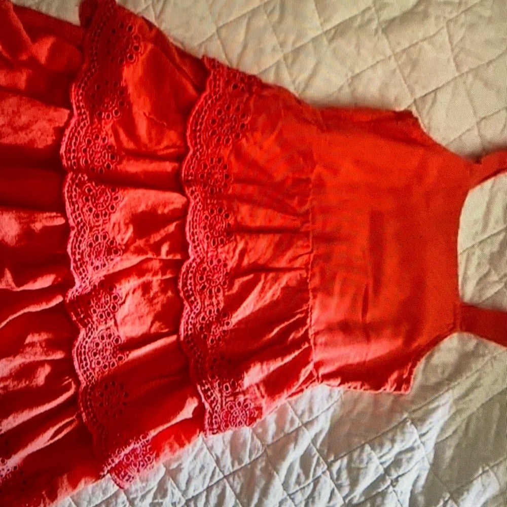 Bright coral Dress